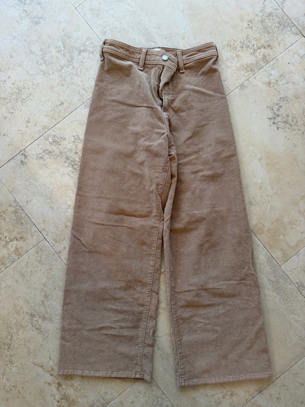 Universal Thread Sailor Wide Leg Corduroy Pants in Tan